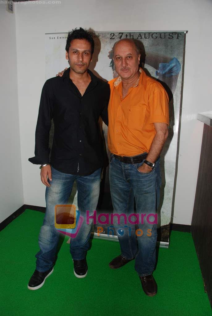 Anupam Kher at the music launch of film Soch Lo in Twist on 13th Aug 2010 