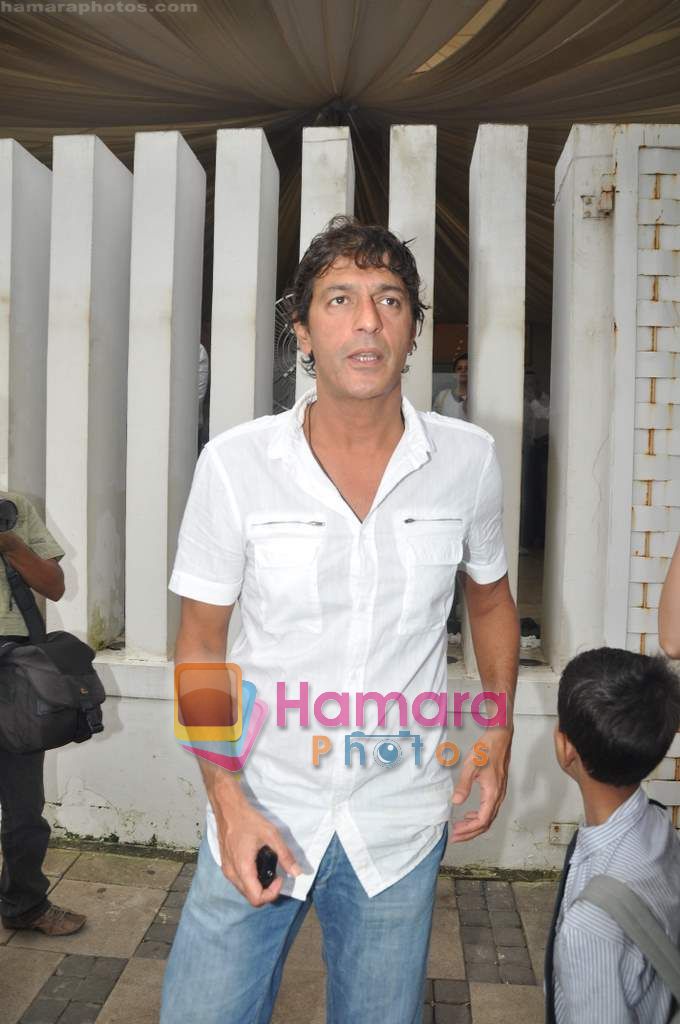 Chunky Pandey at Tanya Deol dad's prayer meeting in Blue Sea on 25th Aug 2010 
