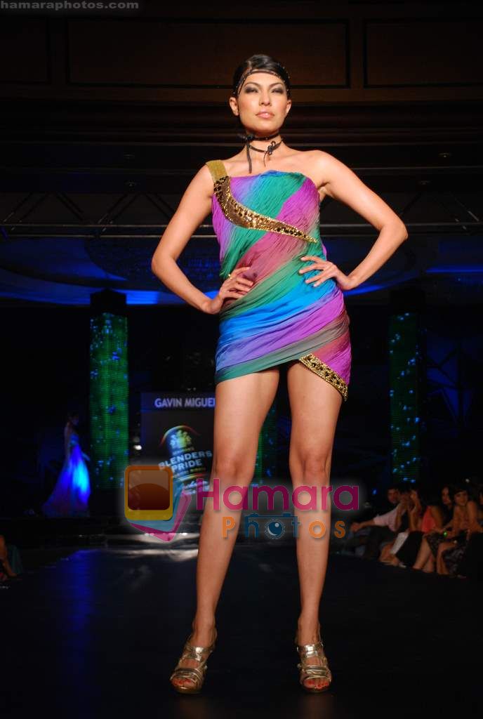 Model walk the ramp for Gavin Miguel at Day 2 Blenders Tour fashion show on 4th Spt 2010 