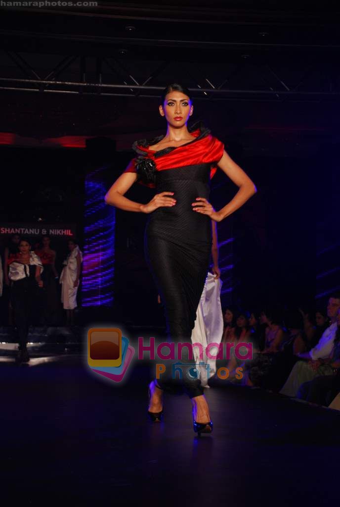 Model walk the ramp for Shantanu Nikhil at Day 2 Blenders Tour fashion show on 4th Spt 2010 
