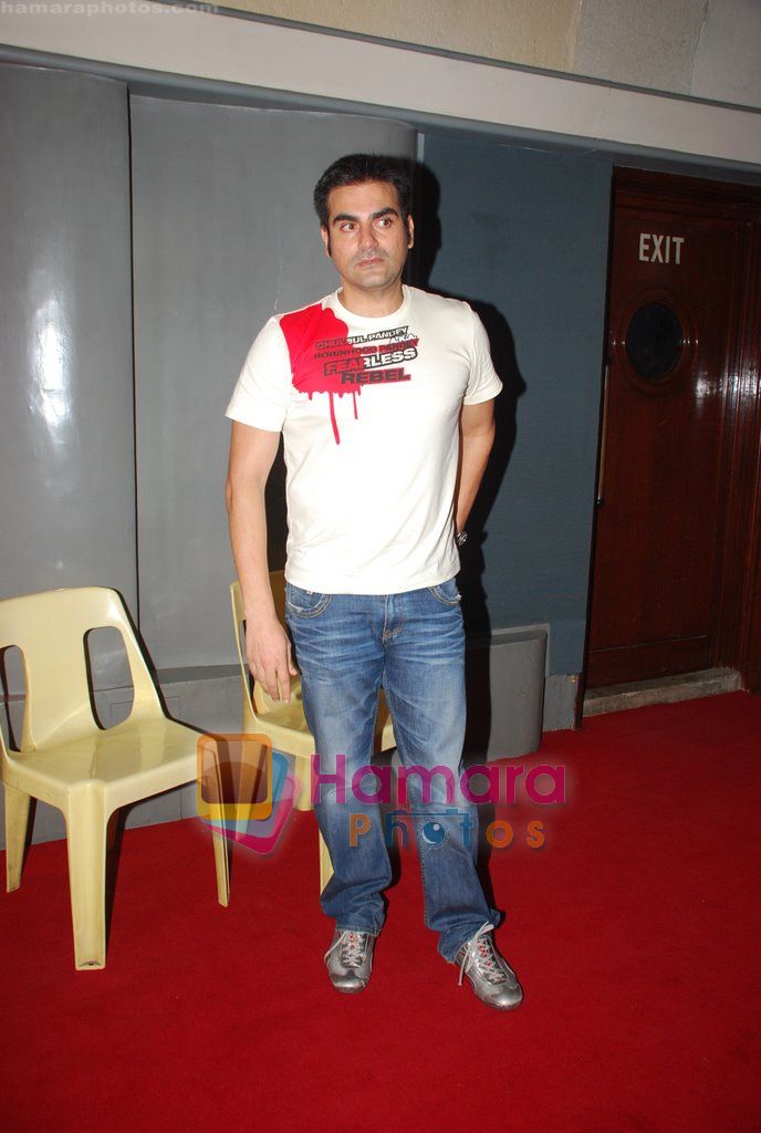 Arbaaz Khan at Shaina NC Dabangg special screening in Famous Studio on 7th Sept 2010 