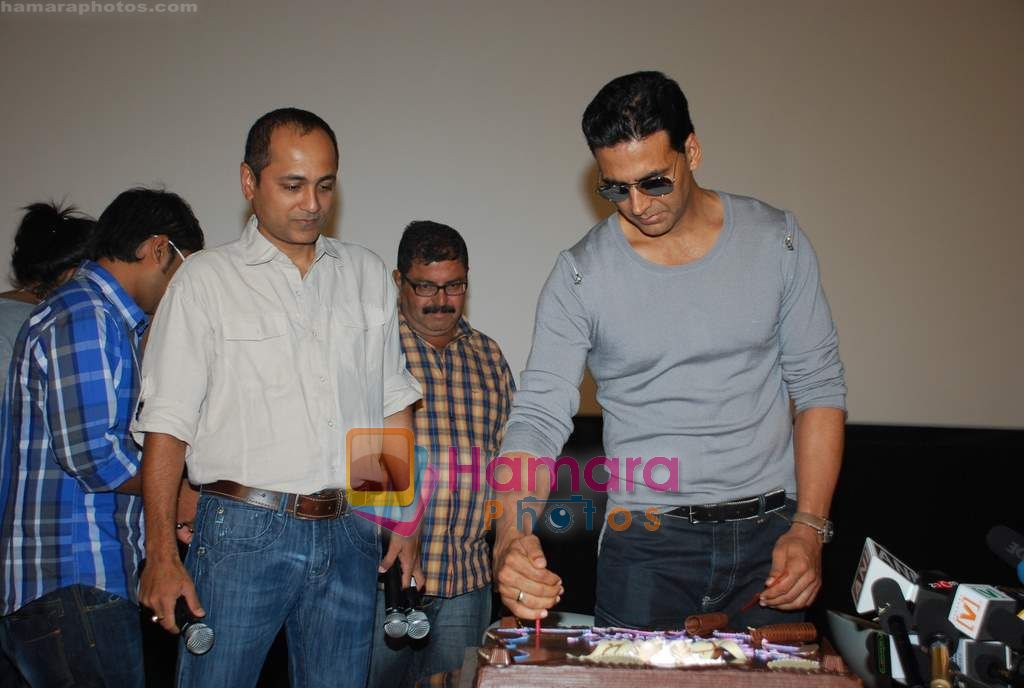 Akshay Kumar birthday and first look of film Action Replay in PVR on 8th Sept 2010 