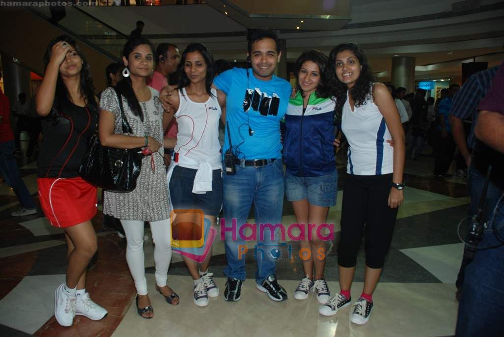 at Fila launch with mob dancing in Inorbit Mall, Malad on 15th Sept 2010 