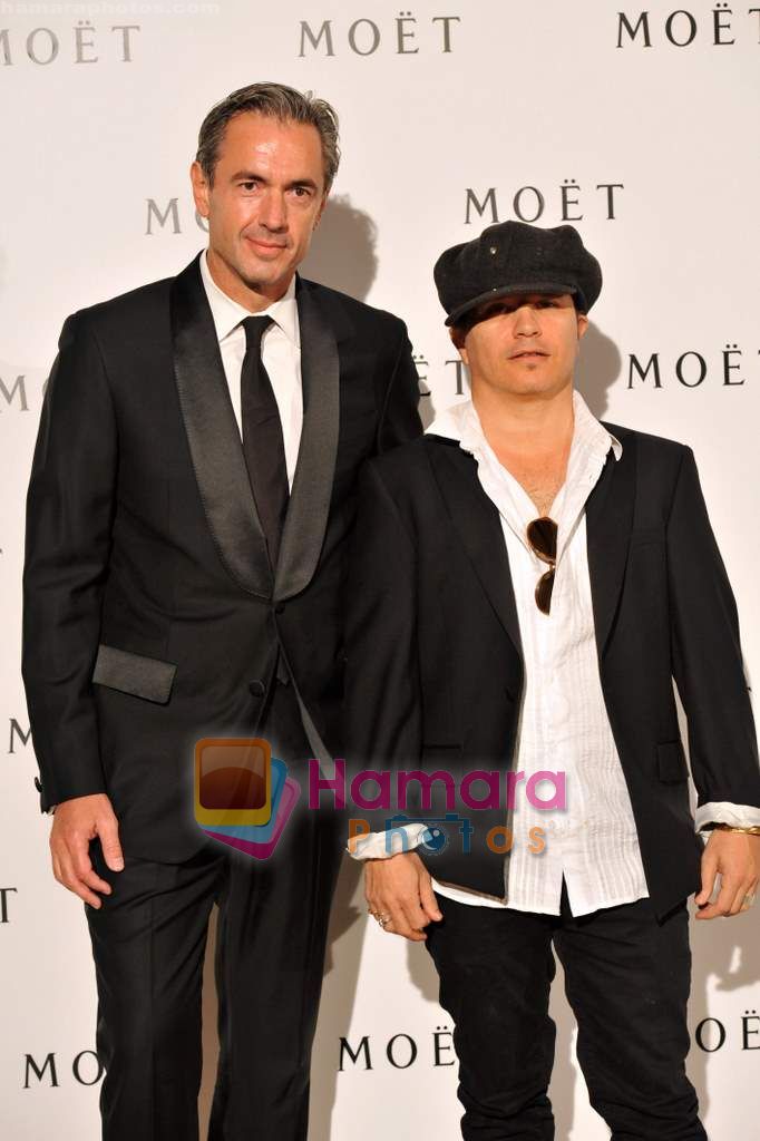 Daniel Lalonde and French film director Olivier Dahan at Moet Chandon event