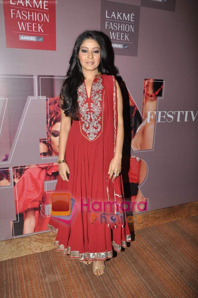 Sunidhi Chauhan at Lakme Winter fashion week day 1-1on 17th Sept 2010 