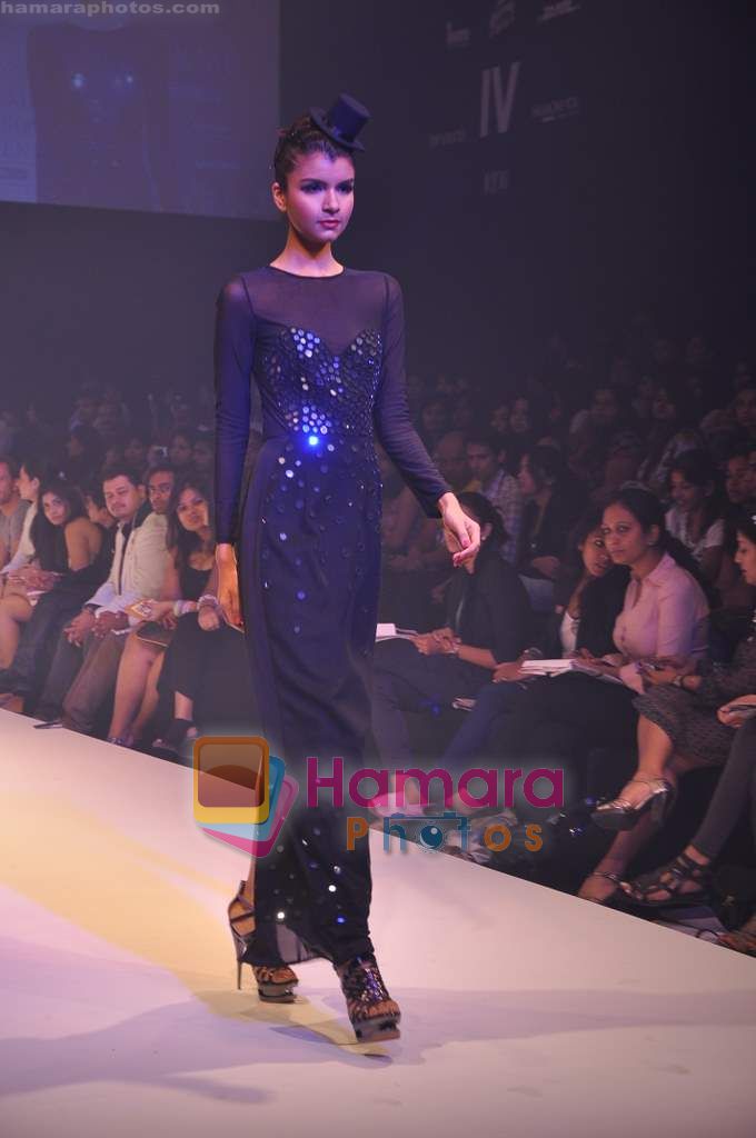 Model walks the ramp for Jelin George Show at Lakme Winter fashion week day 1 on 17th Sept 2010 