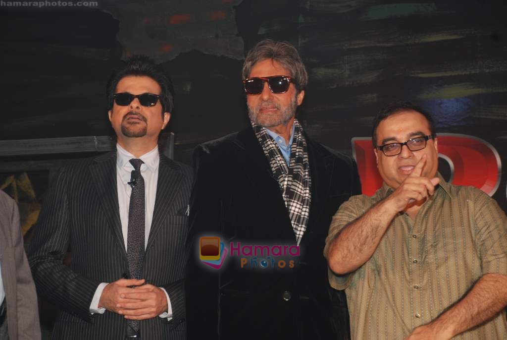 Anil Kapoor, Amitabh Bachchan at Power film Mahurat in J W Marriott on 22nd Sept 2010 