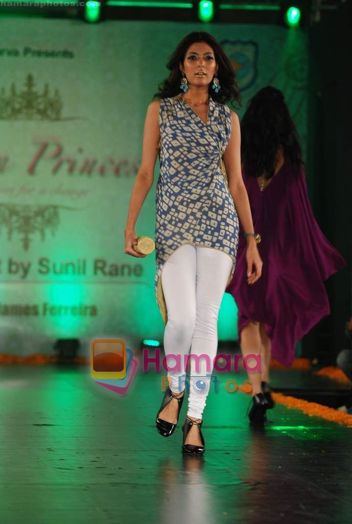 Model walks the ramp for James Ferriera Show at Indian Princess in J W Marriott on 25th Sept 2010 