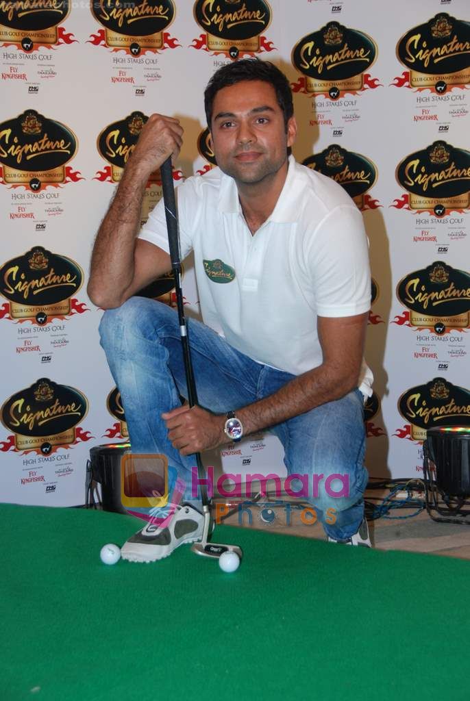 Abhay Deol at Signature golf press meet in Trident on 29th Sept 2010 