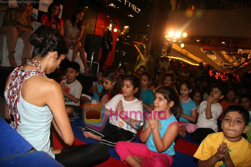 at Yoga kids DVD launch in Palladium on 1st Oct 2010 