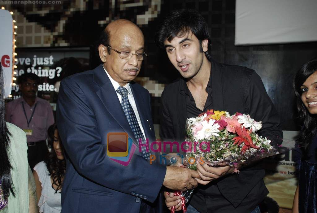 Ranbir Kapoor spend time Cancer Aid & Research Foundation kids in PVR on 1st Oct 2010 