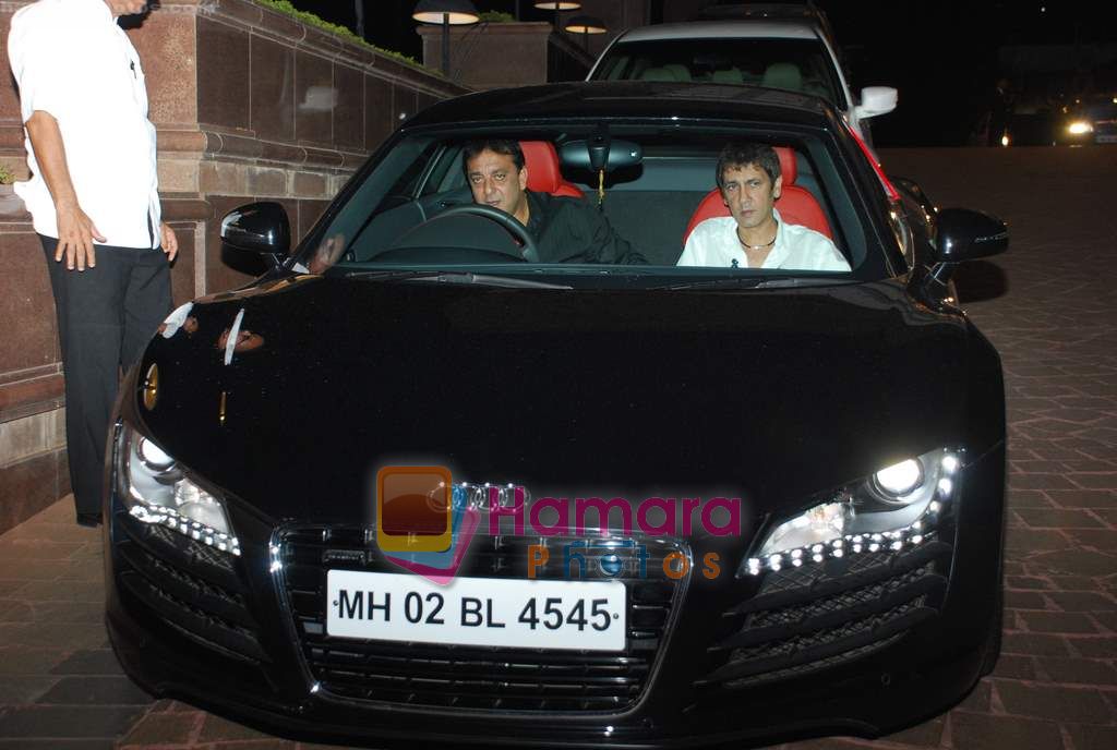Sanjay Dutt at Baba Siddique's son Zeeshan's bday bash in Taj Land's End on 3rd Oct 2010 