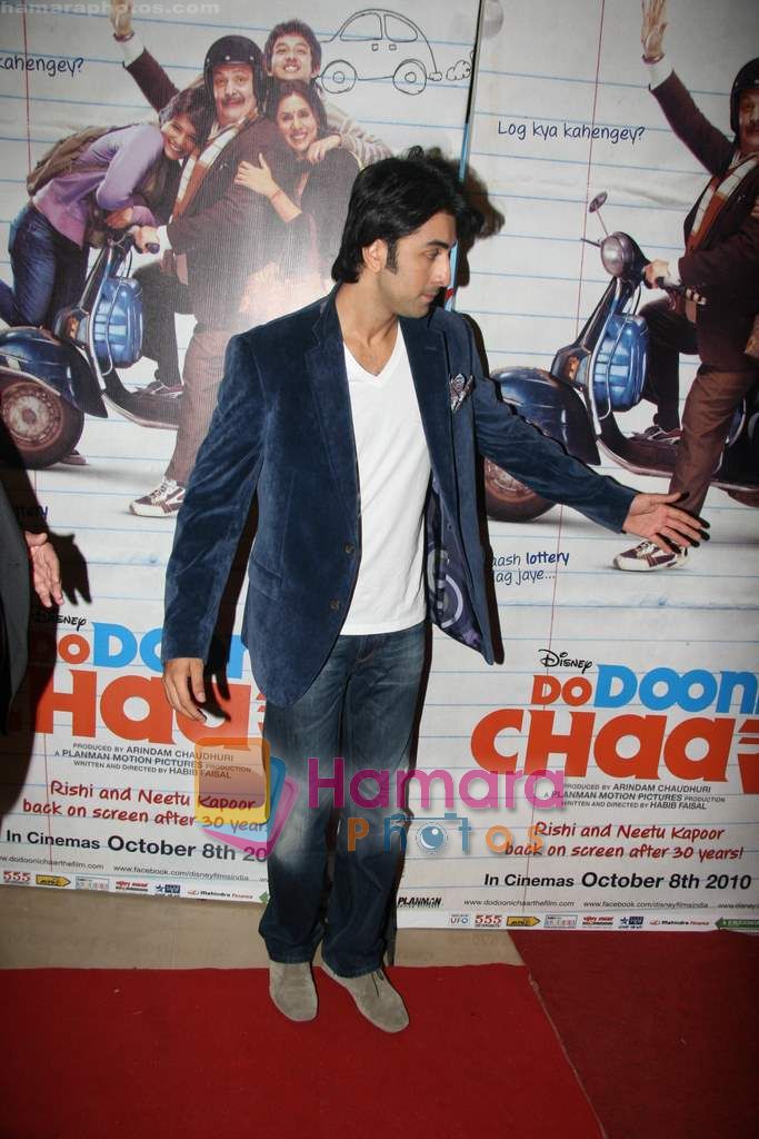 Ranbir Kapoor at Do Dooni Chaar premiere in PVR on 6th Oct 2010  