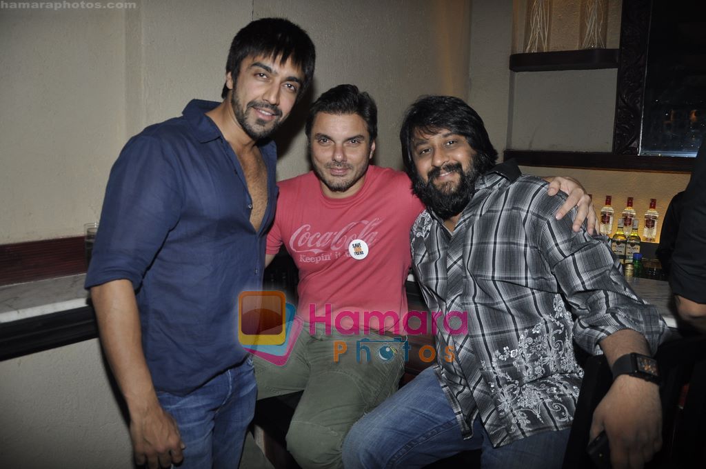 Sohail Khan, Aashish Chaudhary at Being Human show after party in Balthazar, Juhu, Mumbai on 9th Oct 2010 