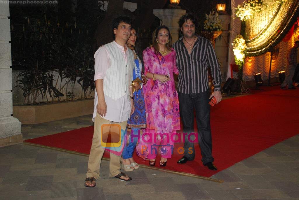 Fardeen Khan at Sanjay Dutt's Mata ki Chowki in Bandra on 13th Oct 2010 