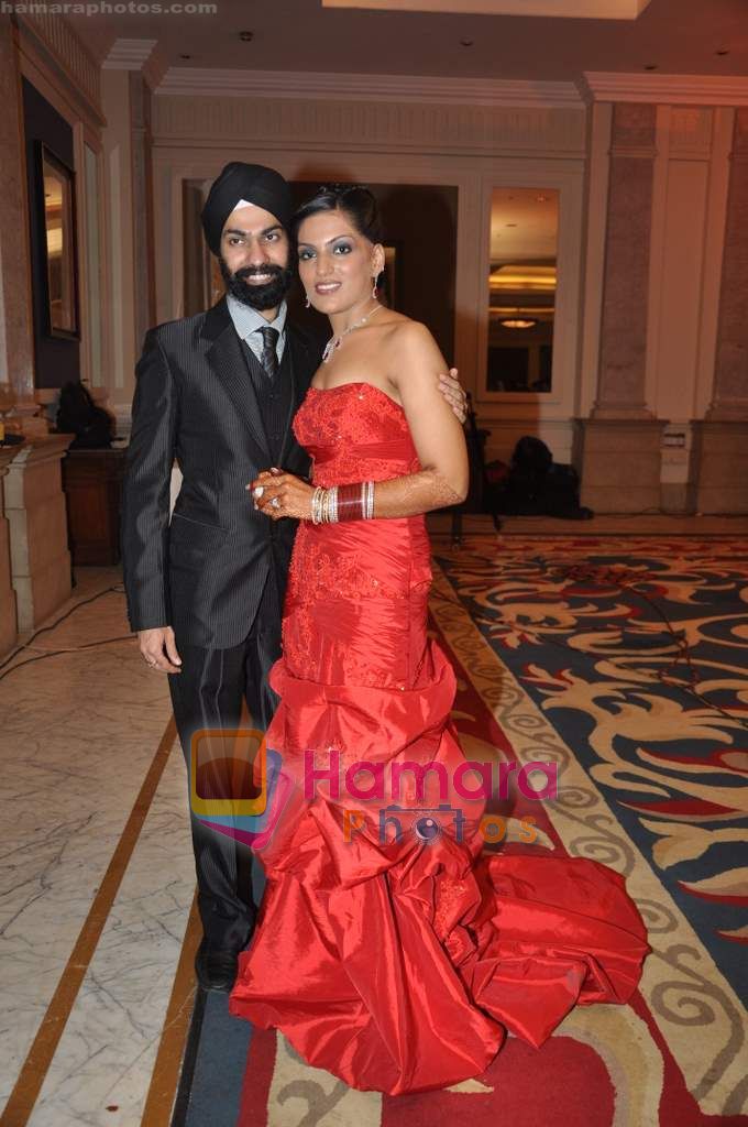 A D Singh at designer AD Singh's wedding with Puneet Kaur in ITC Grand Maratha on 17th Oct 2010 
