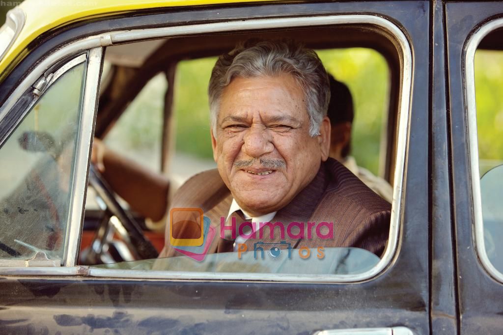 Om Puri in the Still from movie Miral and West is West 