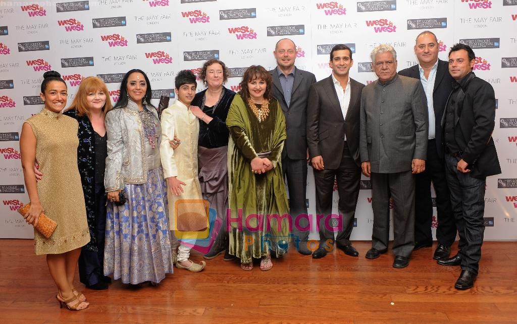 Ila Arun, Om Puri at the premiere of West is West at London Film Festival o 19th Oct 2010 