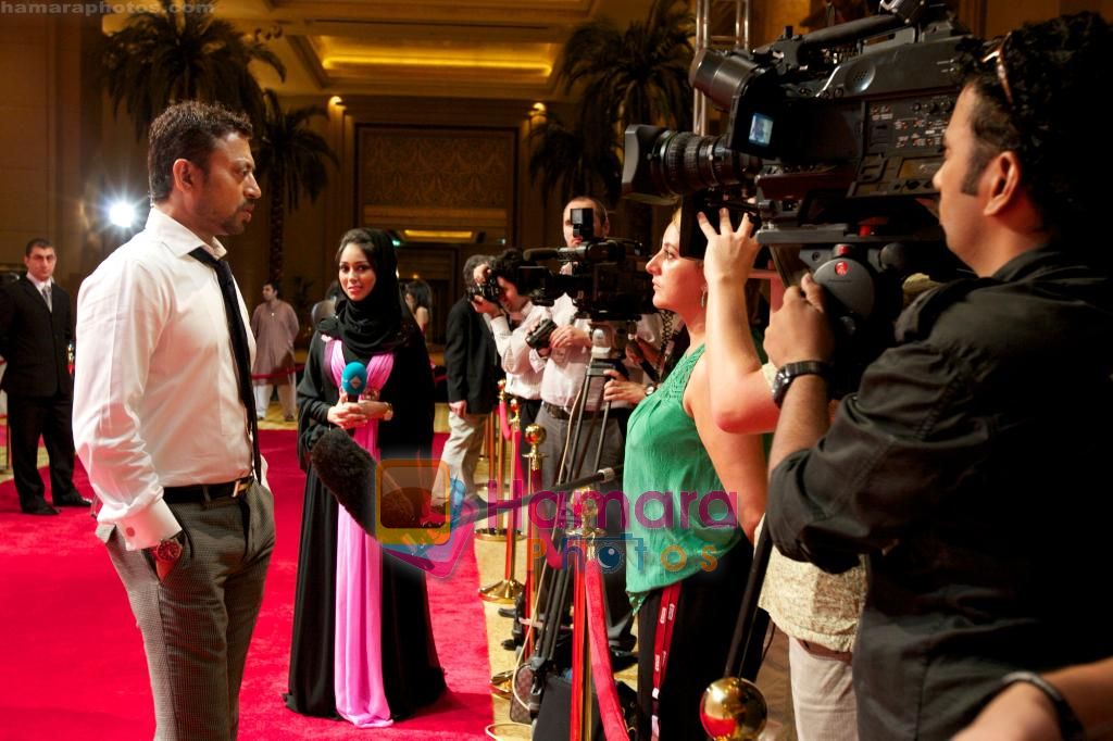 Irrfan Khan at Paras Singh Tomar film premiere in Abu Dhabi Film Festival on 23rd Oct 2010 