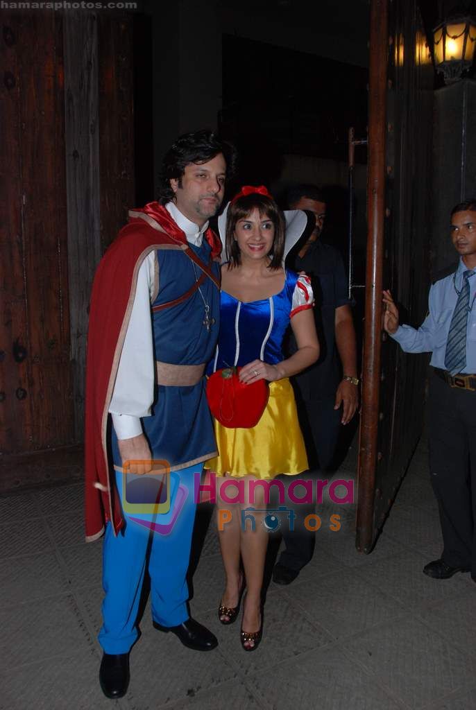 Fardeen Khan at Hrithik Roshan's Halloween Party in  Juhu Residence on 24th Oct 2010 