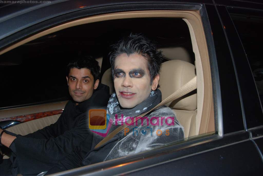 Rocky S at Hrithik Roshan's Halloween Party in  Juhu Residence on 24th Oct 2010 