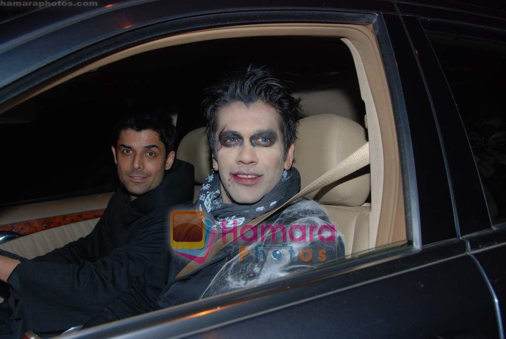 Rocky S at Hrithik Roshan's Halloween Party in  Juhu Residence on 24th Oct 2010 