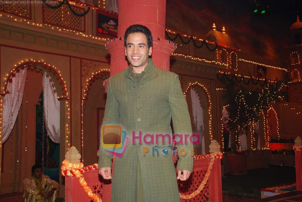 Tusshar Kapoor on the sets of Colors Diwali show in Yashraj Studios on 25th Oct 2010 