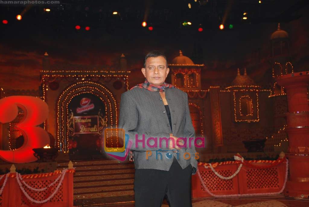 Mithun Chakraborty on the sets of Colors Diwali show in Yashraj Studios on 25th Oct 2010 