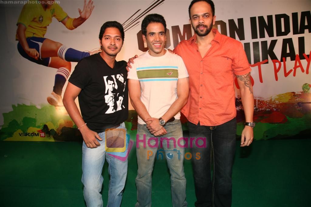 Shreyas Talpade, Tusshar Kapoor, Rohit Shetty promote Golmaal 3 in Inorbit Mall on 31st Oct 2010 