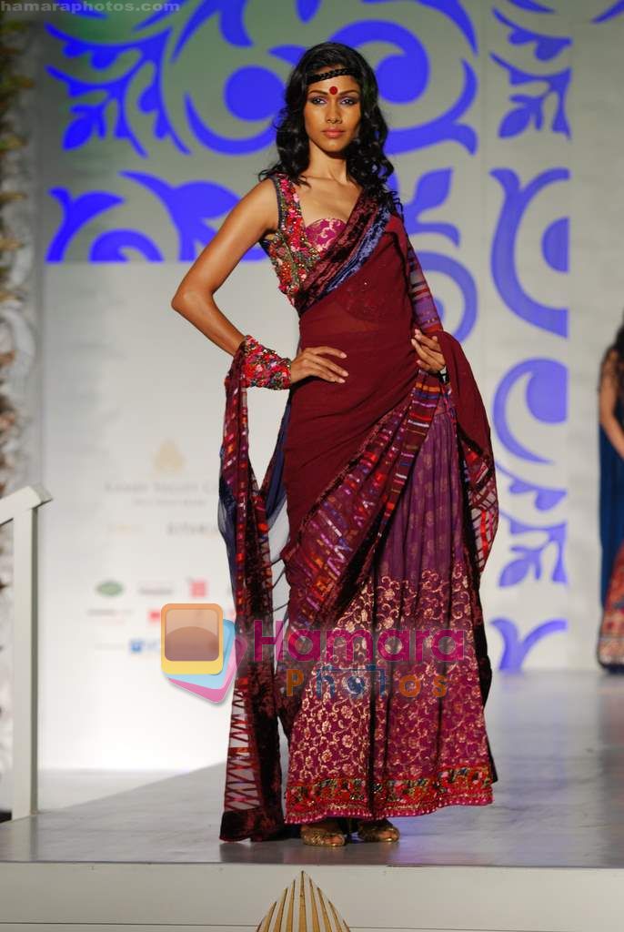 Model walks the ramp for Monapali at Aamby Valley India Bridal week DAY 3 on 31st Oct 2010