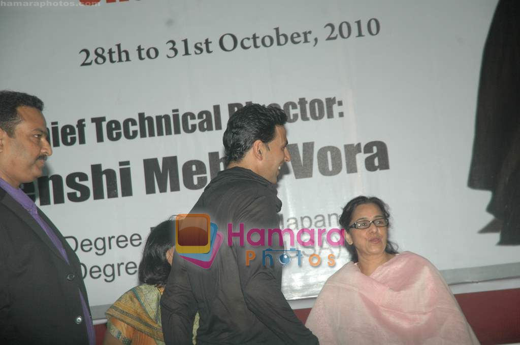 Akshay Kumar at Karate championships final in Andheri Sports Complex on 31st Oct 2010