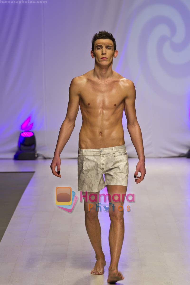 Model walk the ramp at La Germaine swimwear collection at Lviv Fashion Week Spring Summer 2011 on 1st Nov 2010 