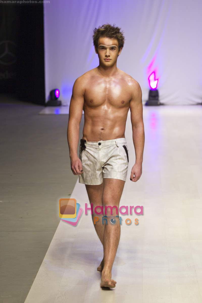 Model walk the ramp at La Germaine swimwear collection at Lviv Fashion Week Spring Summer 2011 on 1st Nov 2010 