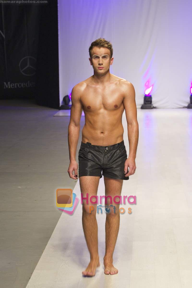 Model walk the ramp at La Germaine swimwear collection at Lviv Fashion Week Spring Summer 2011 on 1st Nov 2010 