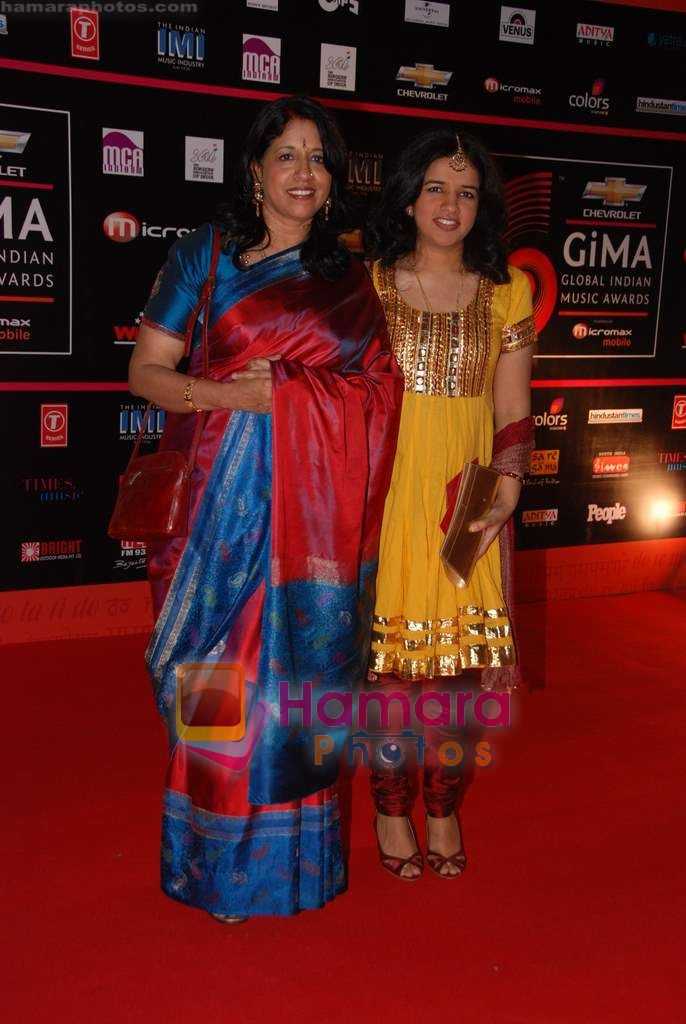 Kavita Krishnamurthy at Global Indian music Awards in Yashraj on 10th Nov 2010 