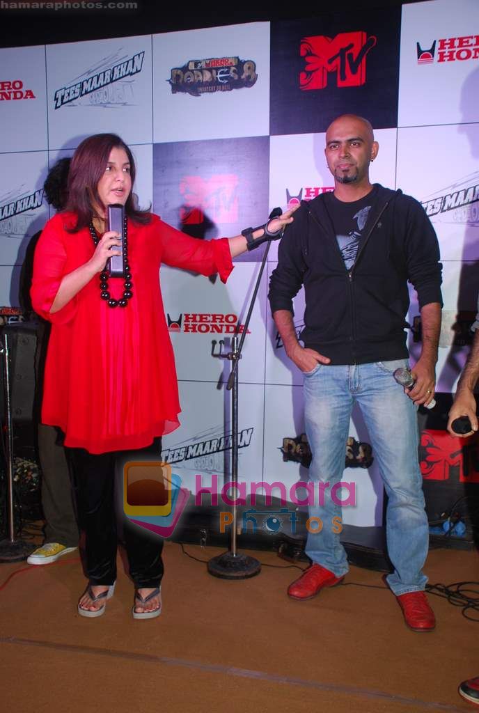 Farah Khan at MTV Roadies promotional event in Enigma on 25th Nov 2010 