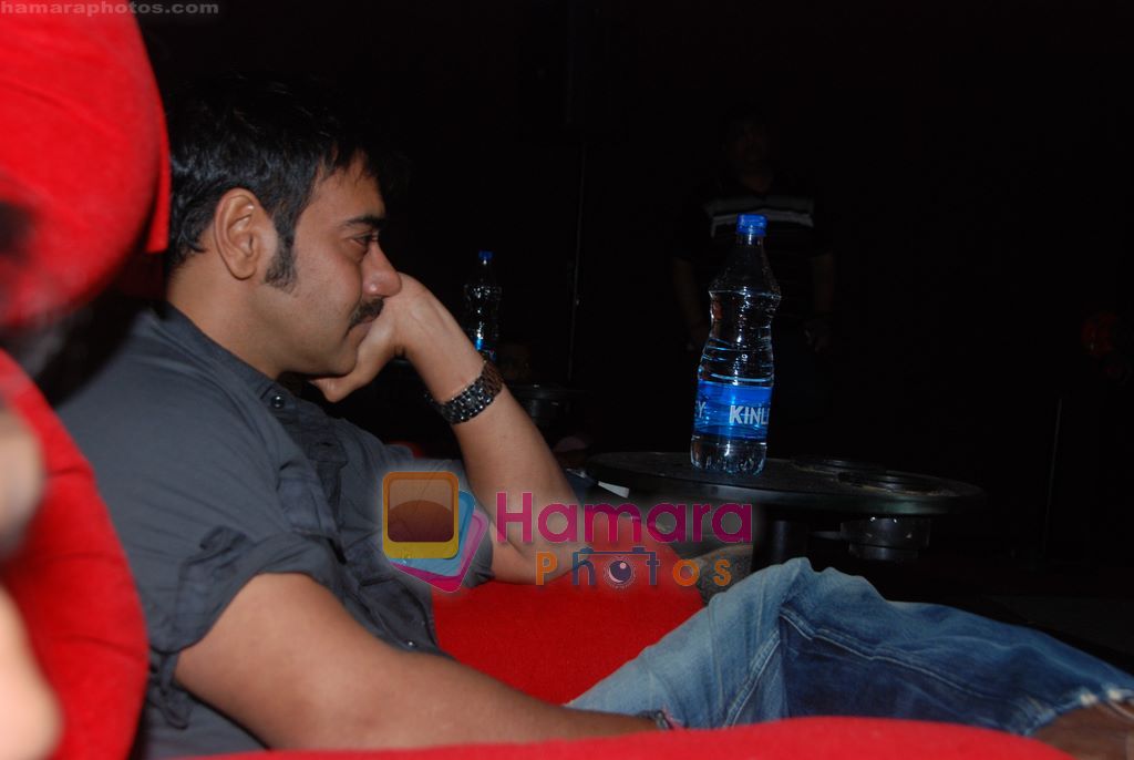 Ajay Devgan at Dil Toh Baccha Hai Ji first look launch in Cinemax, Mumbai on 27th Nov 2010 