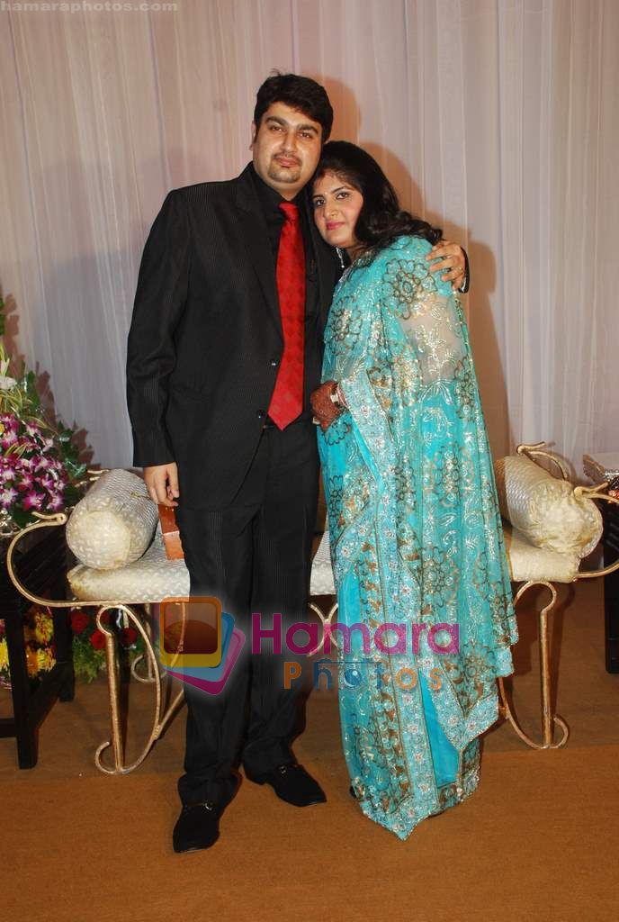 at Urvee Adhikari's wedding reception in Taj Land's End on 11th Dec 2010 