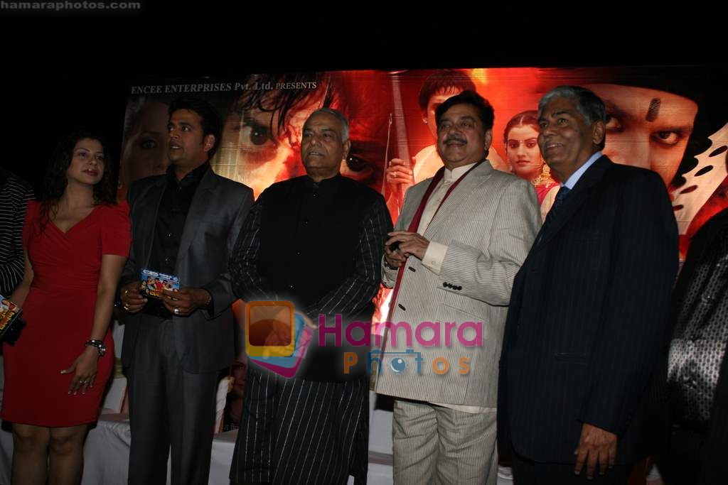Shatrughan Sinha, Ravi Kishan, Sambhavna Seth at the Launch of Ram Pur Ka Laxman film in Sea Princess on 13th Dec 2010 