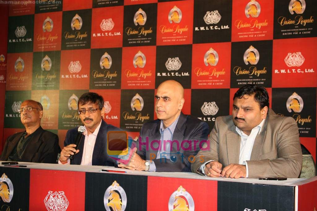 at Casino Royale race press meet in RWITC on 14th Dec 2010 