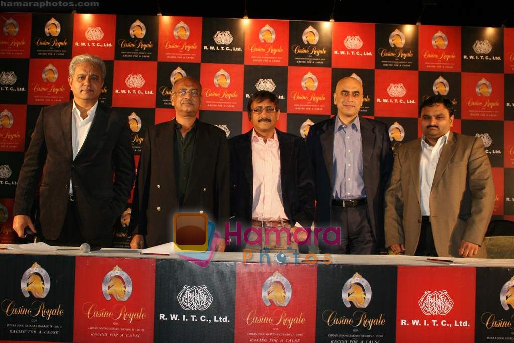 at Casino Royale race press meet in RWITC on 14th Dec 2010 