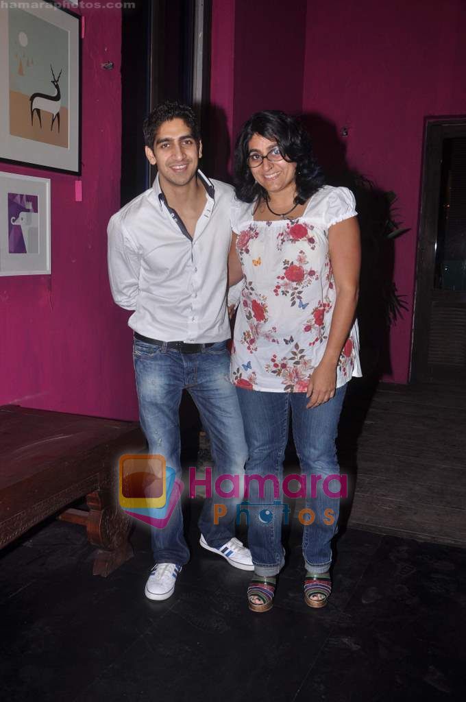 Ayan Mukherji and Niharika Khan at Divya Thakur art event in Mumbai on 15th Dec 2010