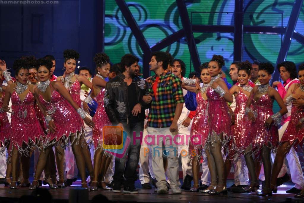 Arshad Warsi, Shreyas Talpade at Big Star Awards in Bhavans Ground on 21st Dec 2010 