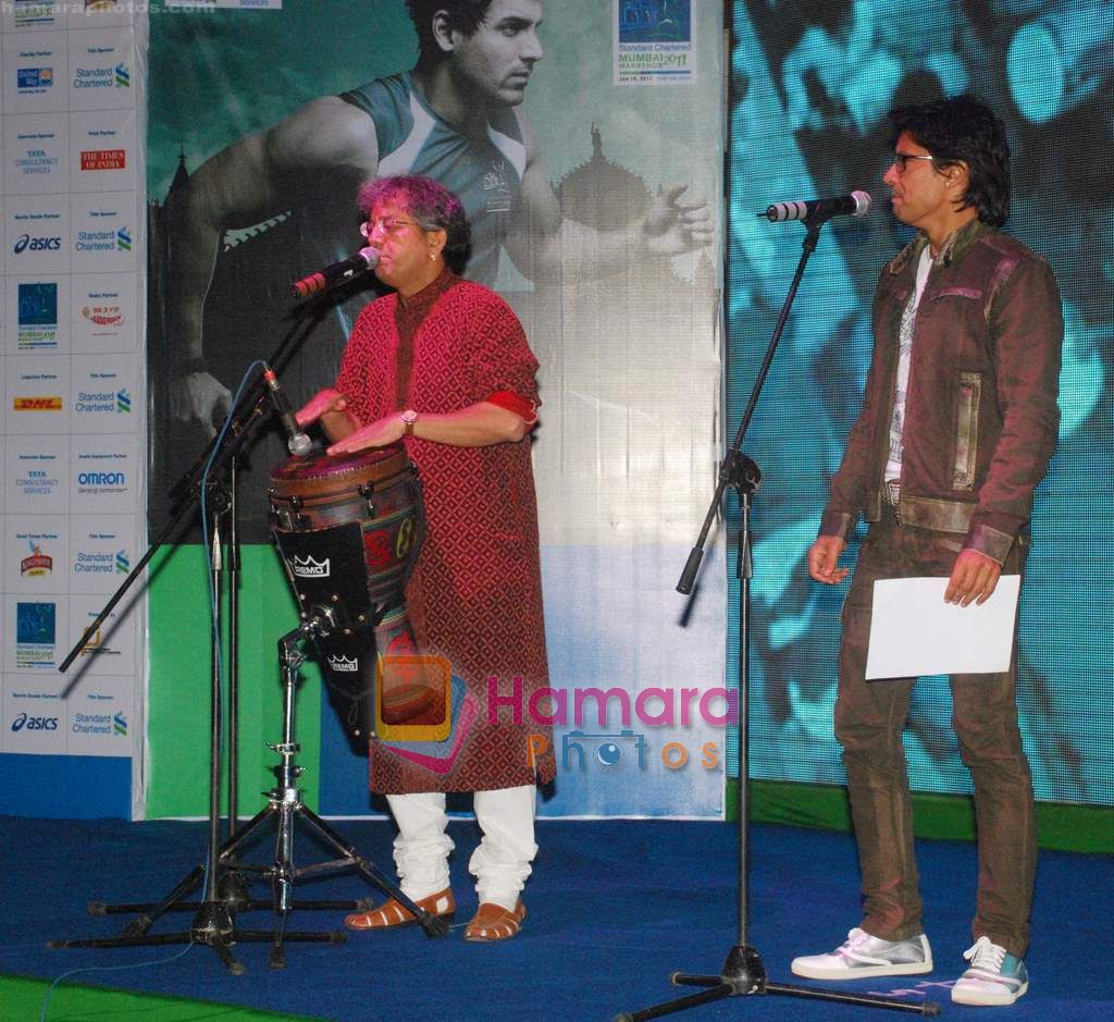 launches Mumbai marathon anthem in Trident, Mumbai on 21st Dec 2010 