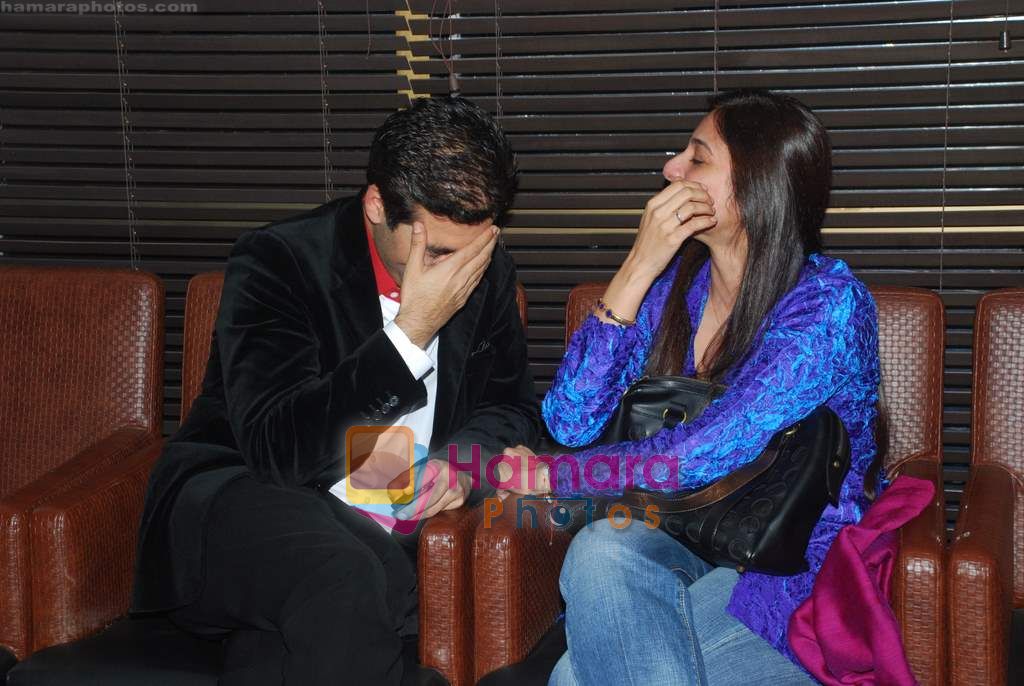 Tabu, Karan Johar at Tees Maar Khan screening in Filmcity on 22nd Dec 2010 