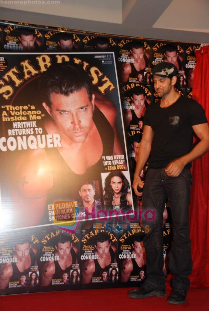 Hrithik Roshan launches Stardust new year's issue in Cest La Vie on 23rd Dec 2010 