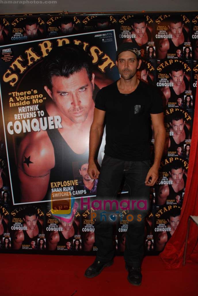 Hrithik Roshan launches Stardust new year's issue in Cest La Vie on 23rd Dec 2010 