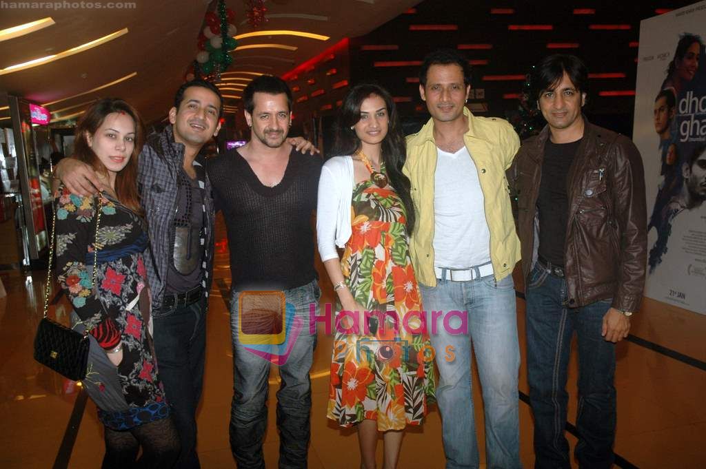 Harmeet Gulzar, Sunaina Gulzar, Manmeet Gulzar, Karishma Modi Gulzar, Rajiv Paul at Isi Life Mein special screening in Cinemax on 27th Dec 2010 