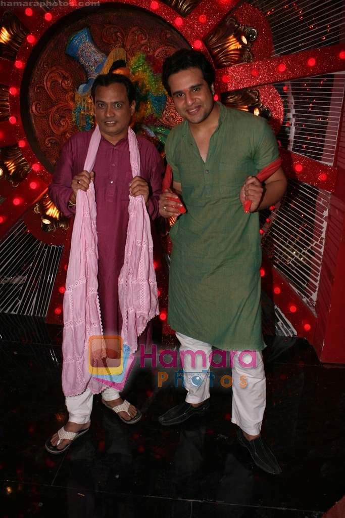 Krushna at Comedy Circus new season on location in Andheri on 28th Dec 2010 