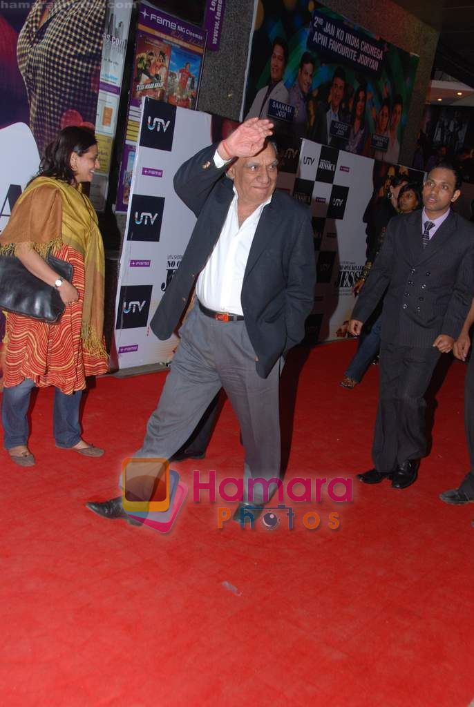 Yash Chopra at No One Killed Jessica premiere in Fame on th Jan 2011 